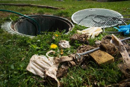 Septic Tank Filter Cleaning